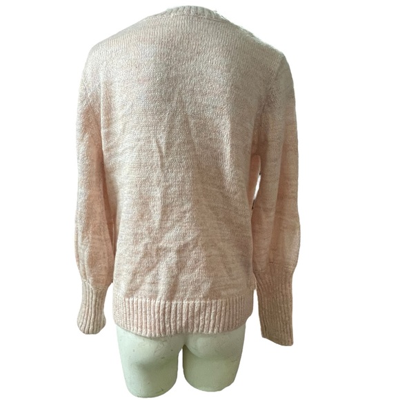 Kinsie peach metallic sweater Size small - Picture 7 of 13